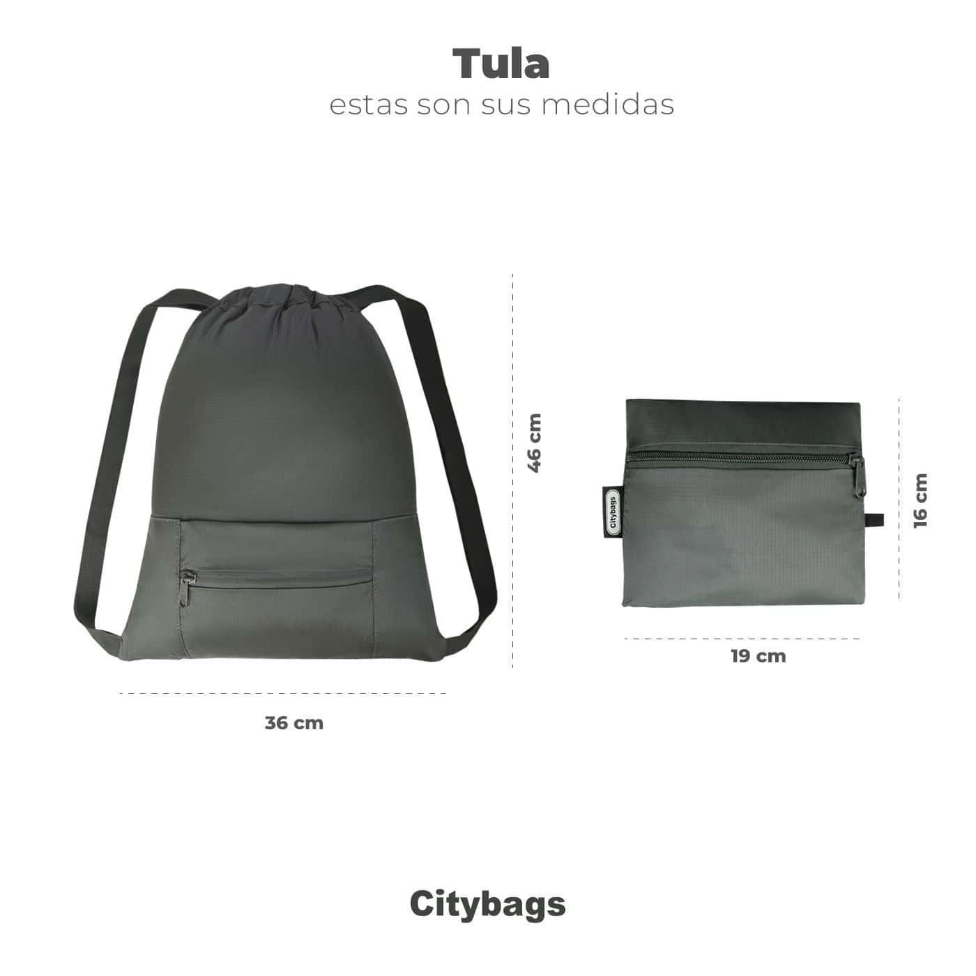 Tula Plegable Citybags Azul Oscuro - miniatura 5