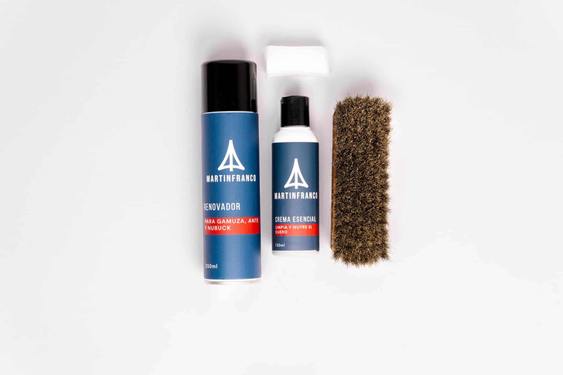 COMBO 1 : Renovador - Crema Esencial - Shoe Cream Marrón Claro - Cepillo Crin - miniatura 3