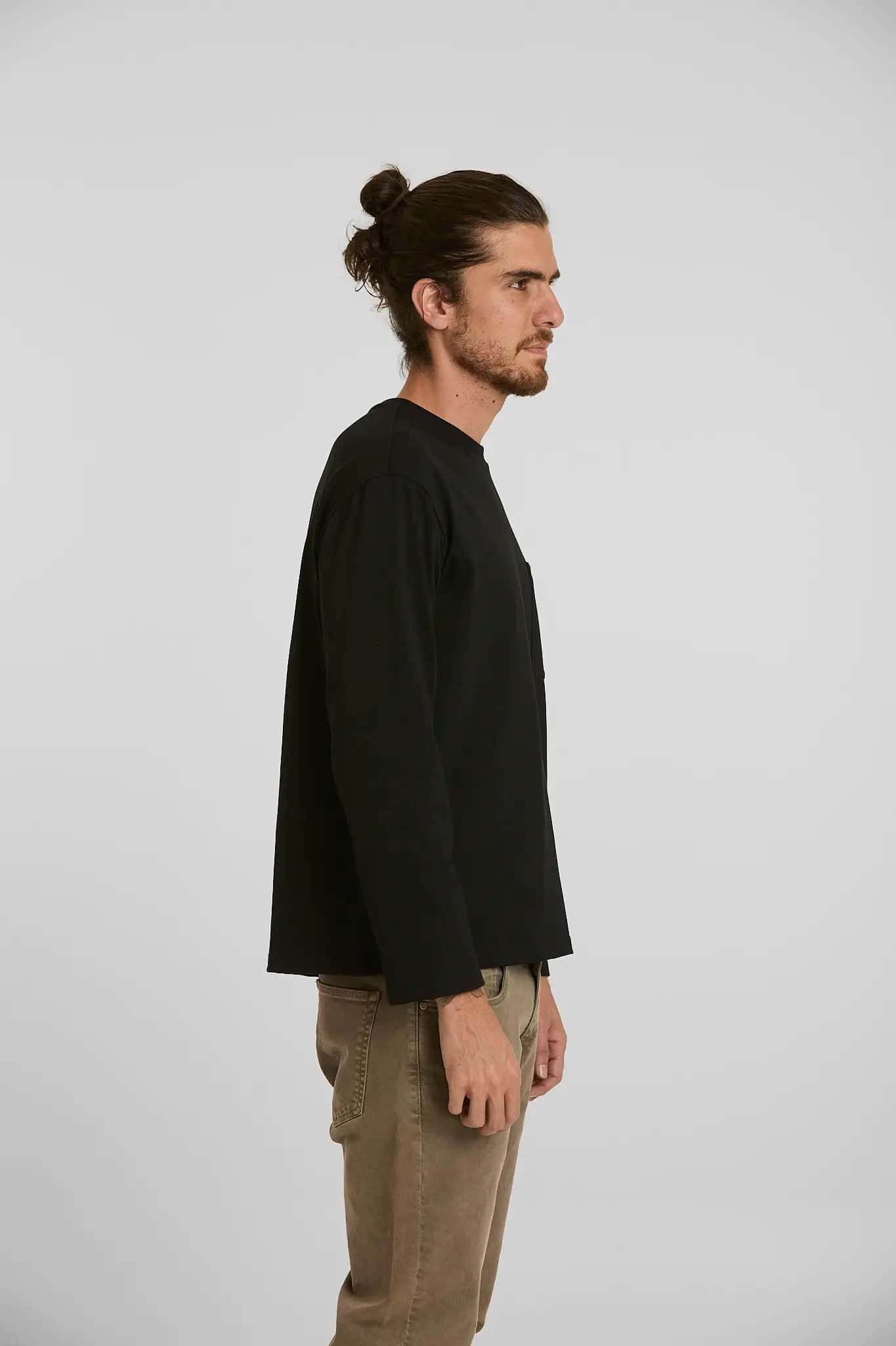 Camiseta Manga Larga Negra - miniatura 5