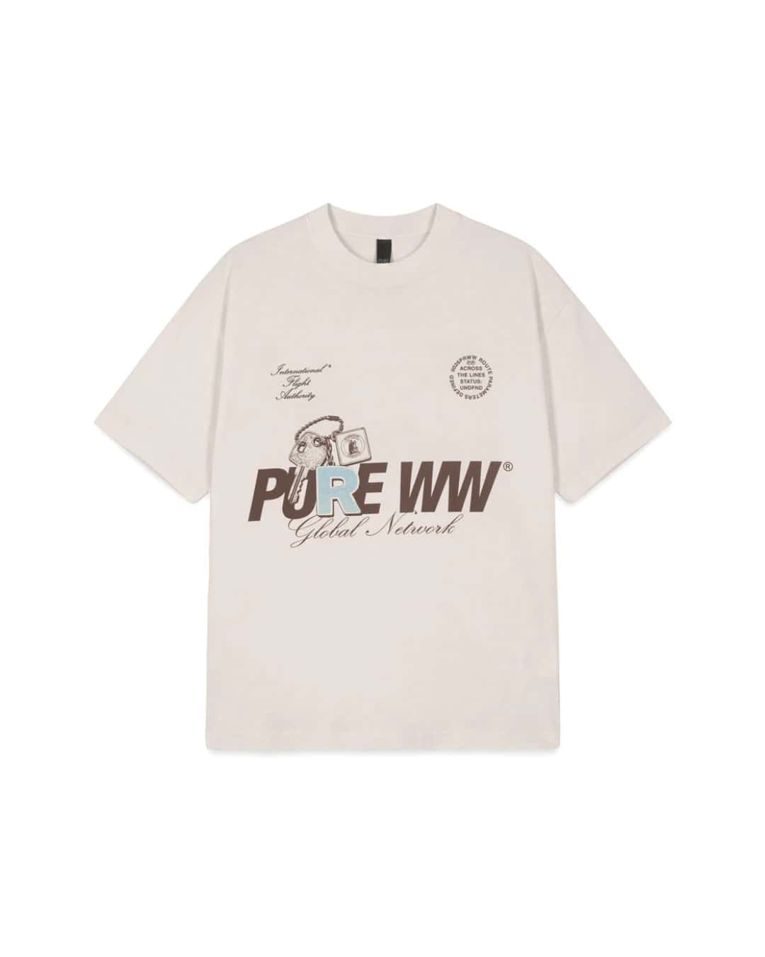ACROSS THE LINES WHITE KEY T-SHIRT - miniatura 1