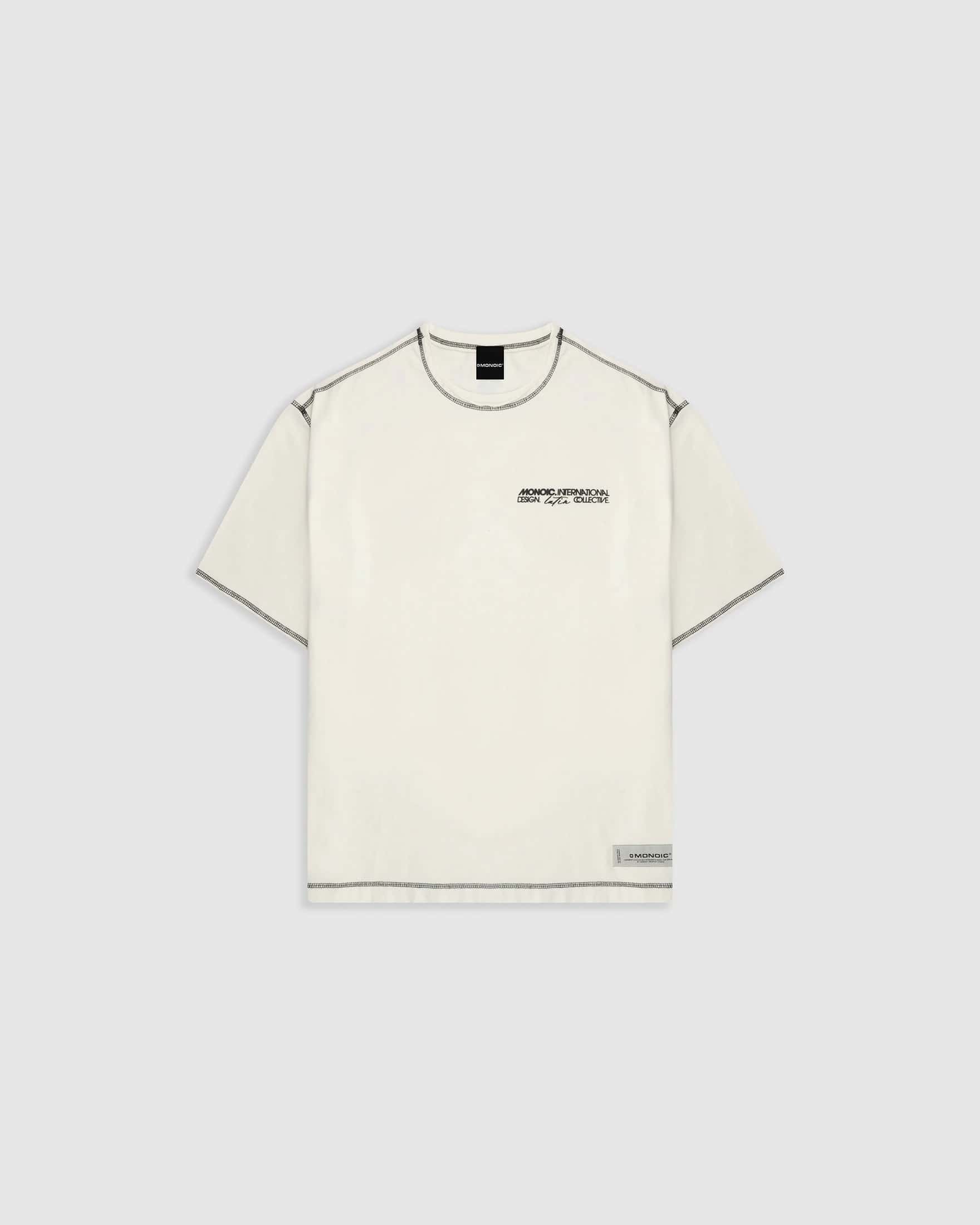 Camiseta Boxy Fit Design Collective - Off White