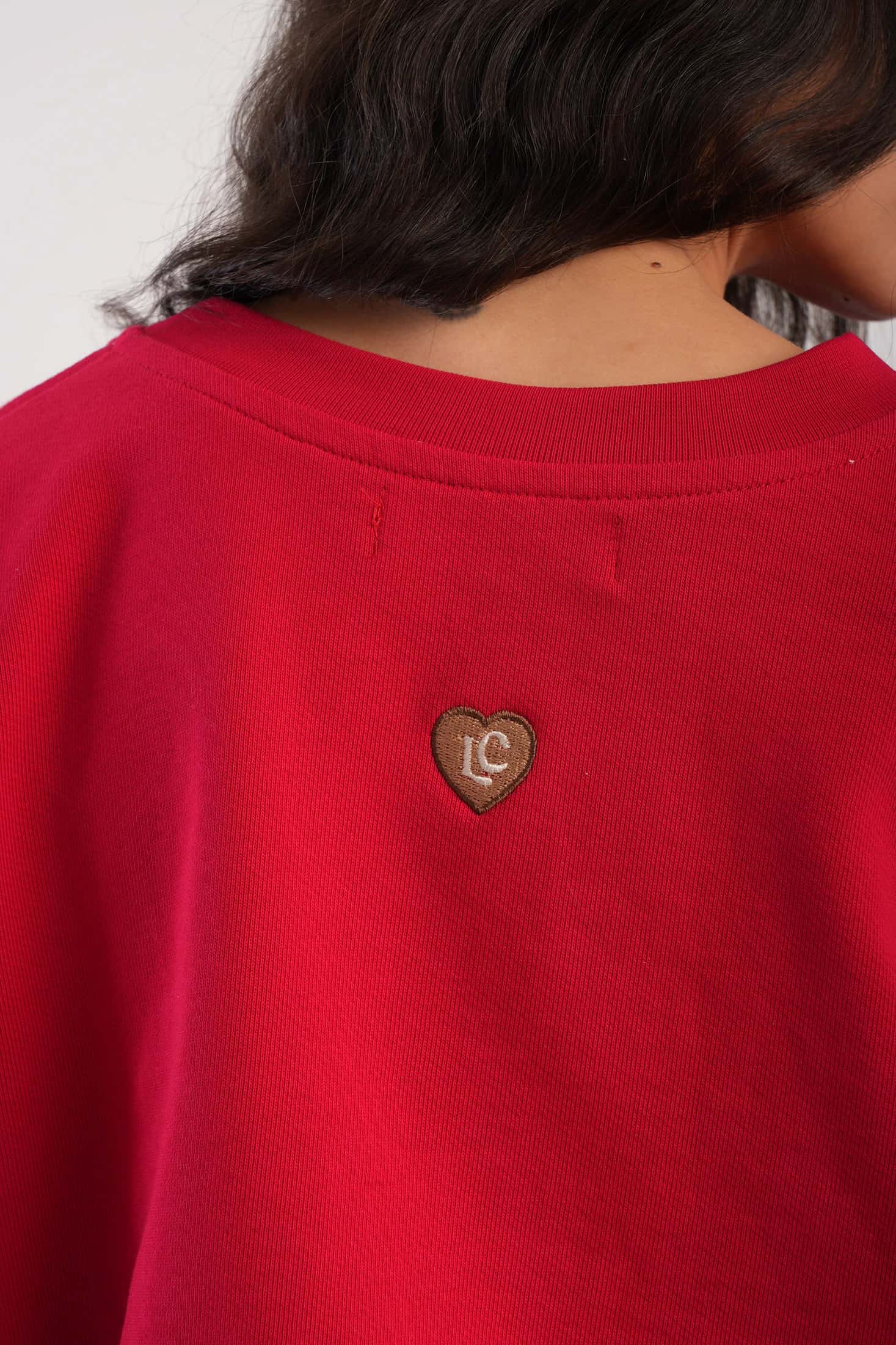 Love Crewneck - Rojo - miniatura 4