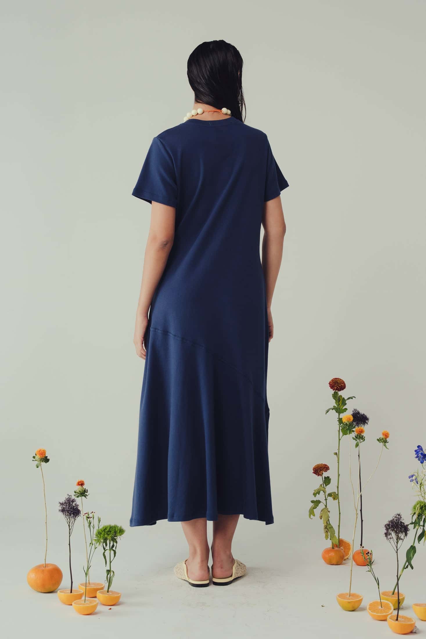 Vestido Caudal Indigo - miniatura 4