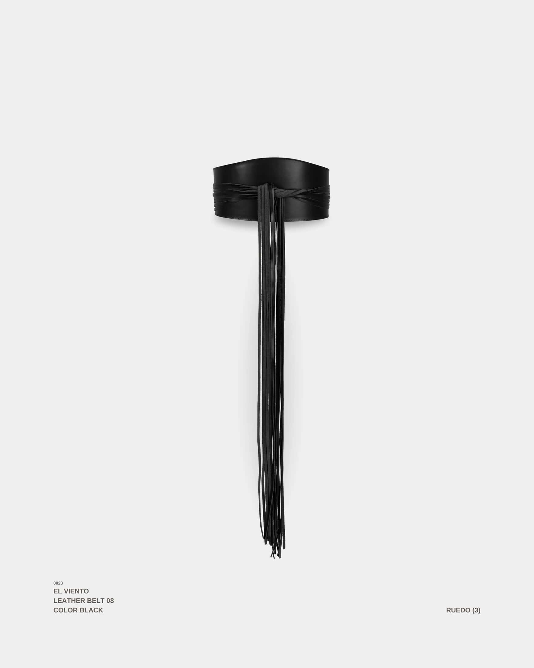 "EL VIENTO" BELT NEGRO