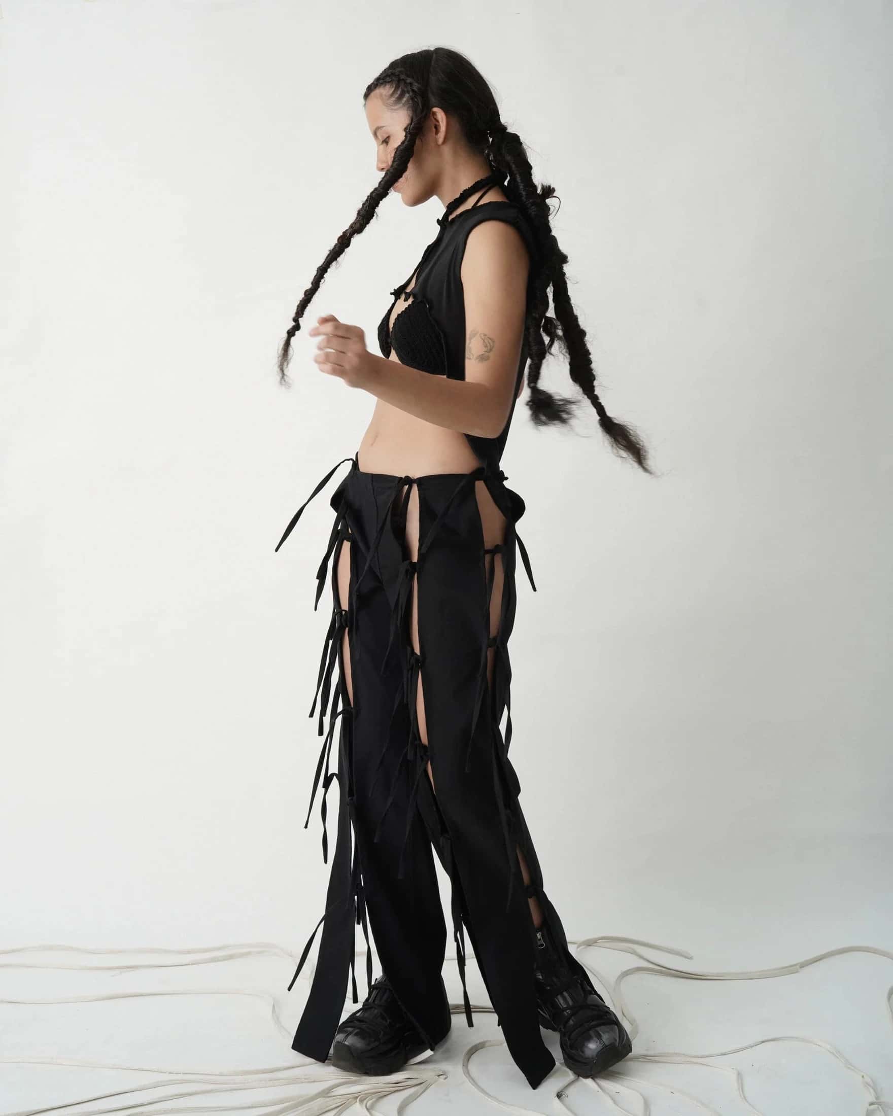 LONG STRIPED PANTS, KNOTS, AND SECRETS