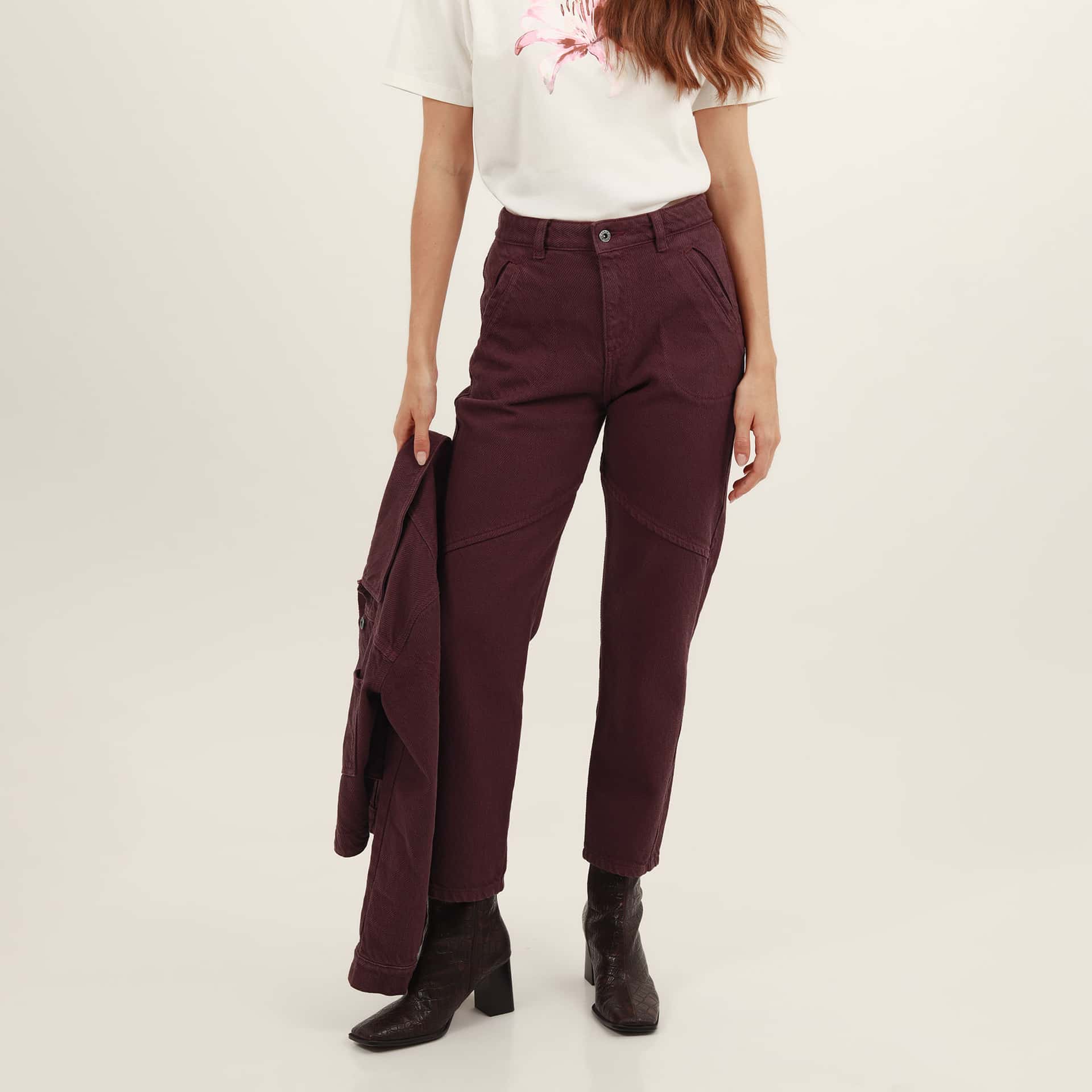 Pantalon Tiro Medio Bota Recta - miniatura 2