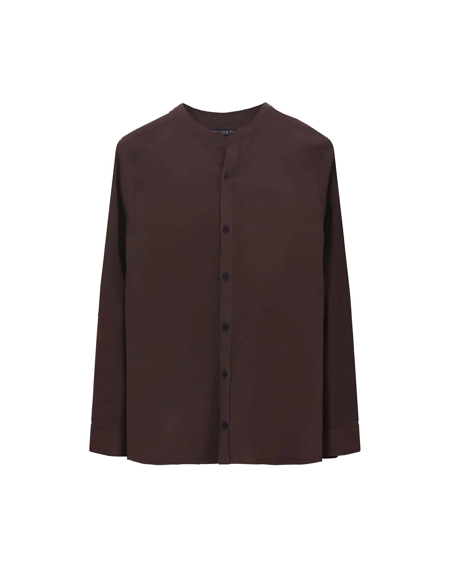 Camisa Oxford Marrón