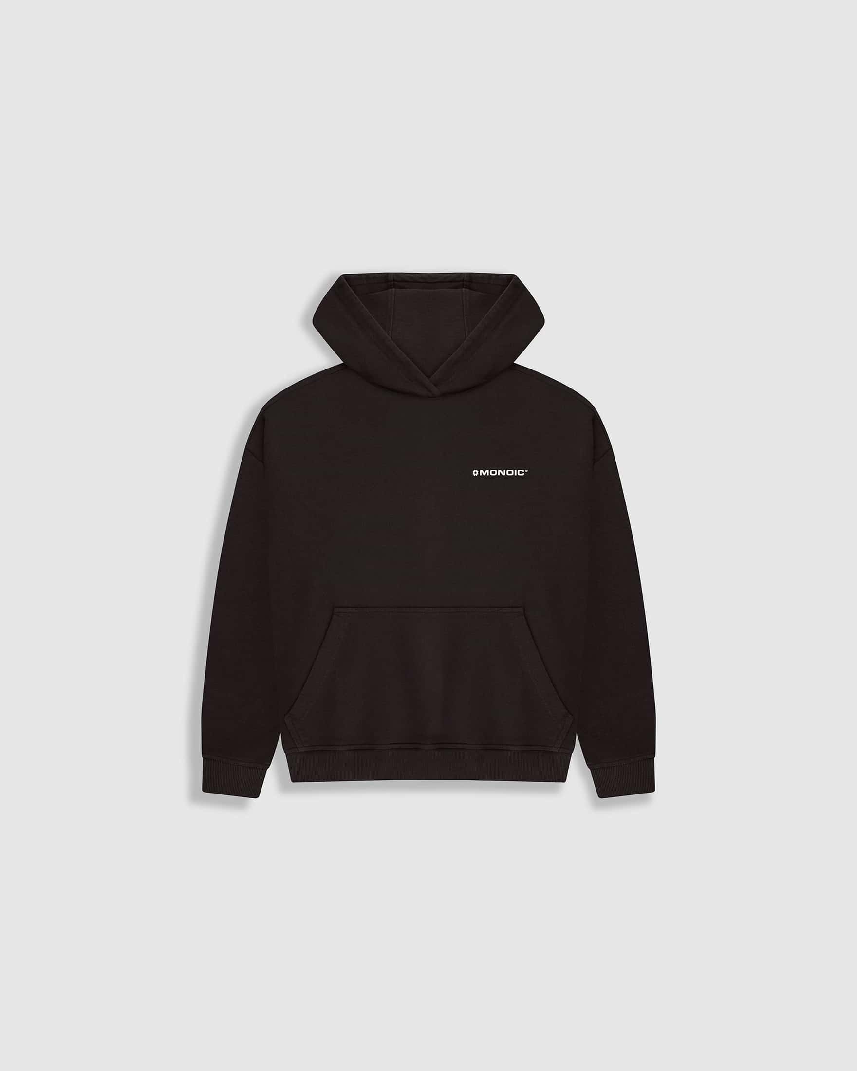 Hoodie Oversized Básico V4 - Café Chocolate