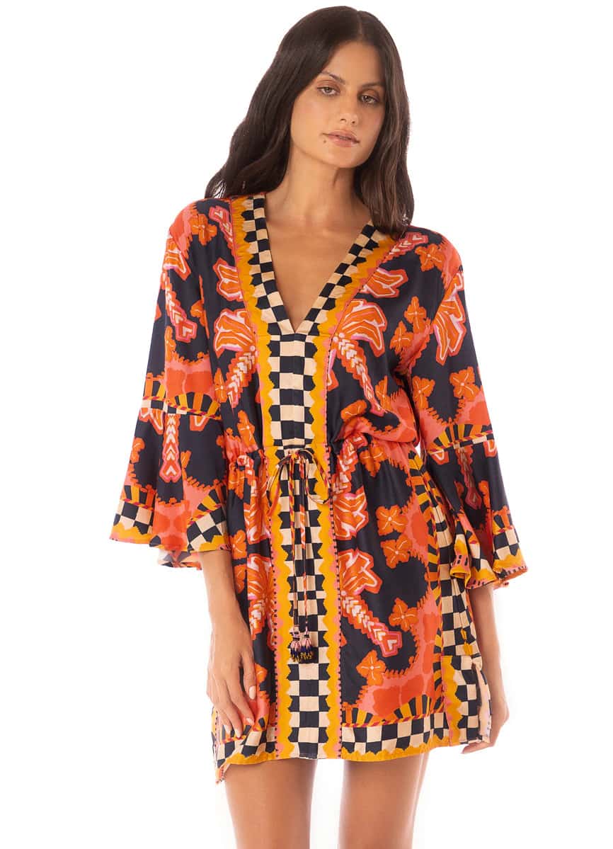 Maaji Racing Palms Joypop Kaftan