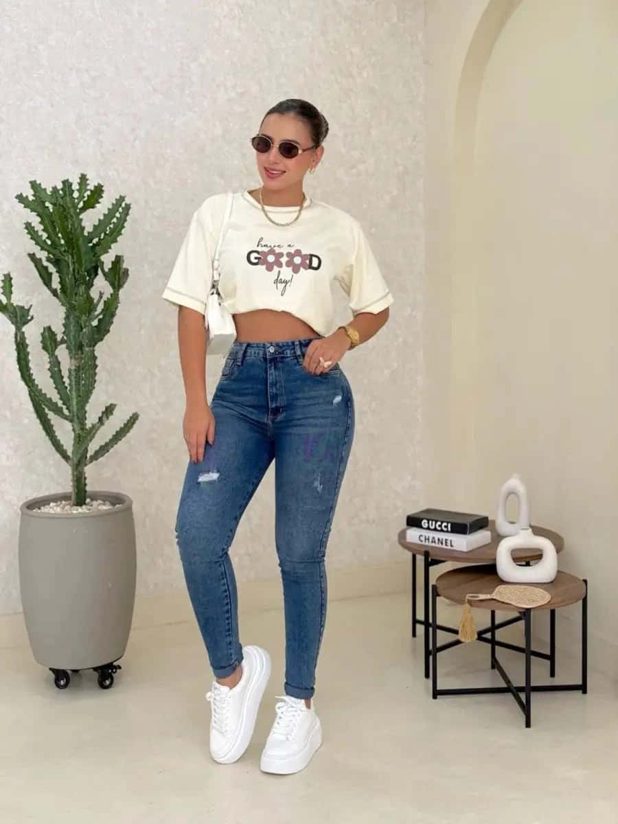 Camiseta oversized  good Day