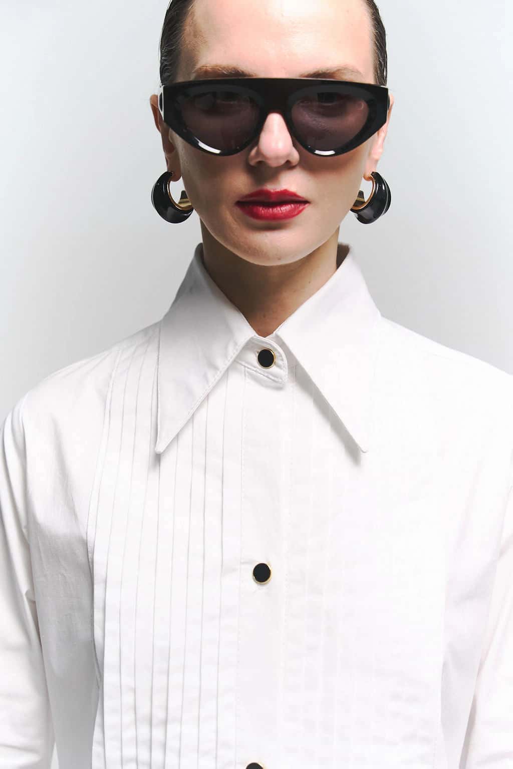 Blusa Smoking Marfil