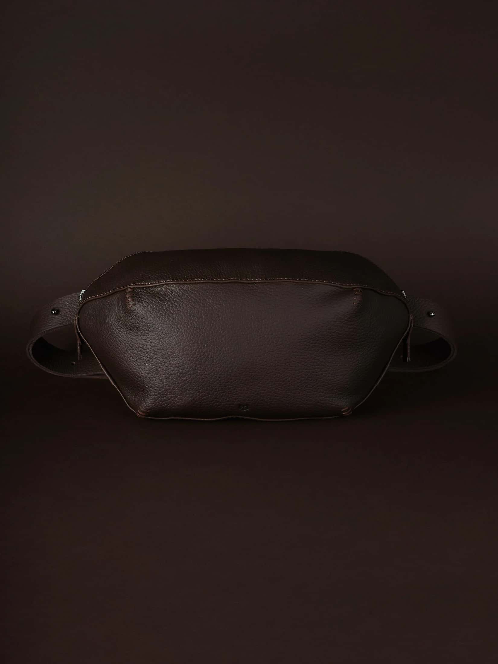 Qoka Sling Bag · Dark Brown
