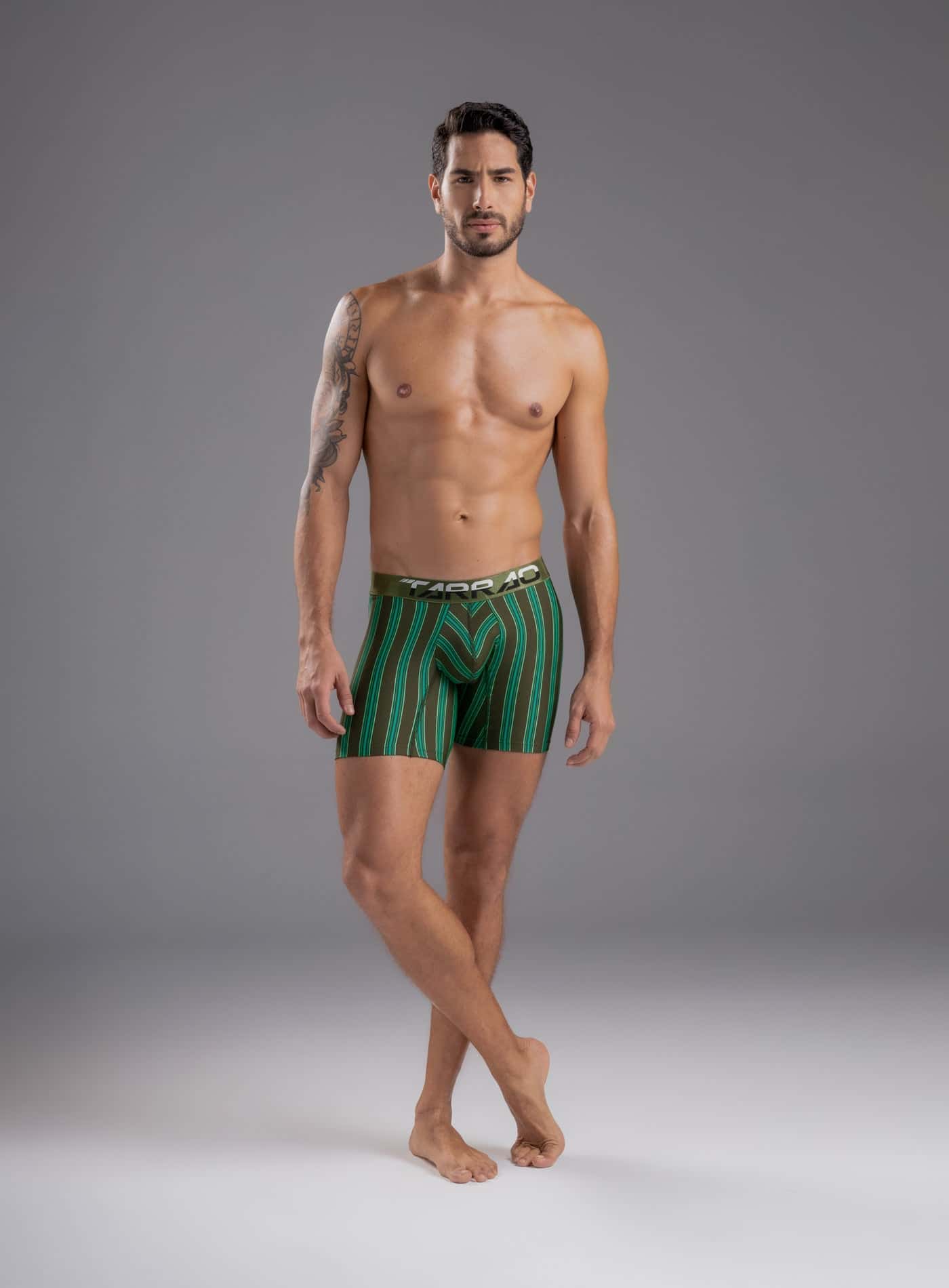 BOXER LARGO MICROFIBRA RAYAS