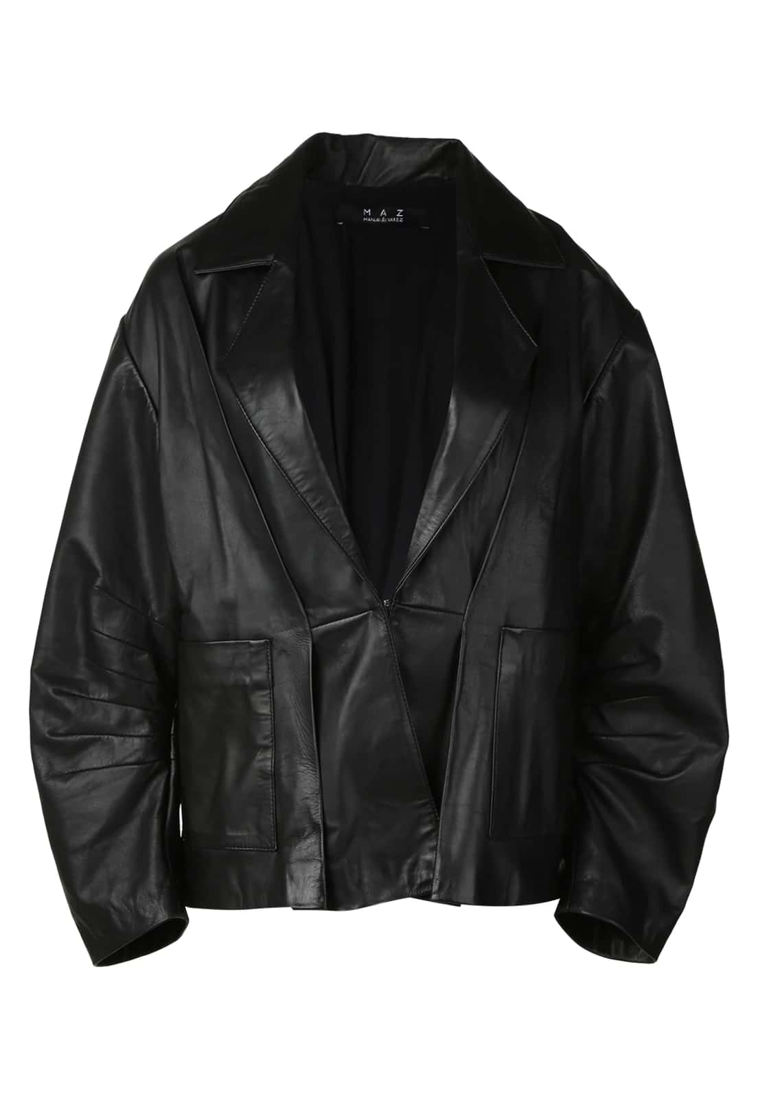 FURROWS LEATHER BLAZER