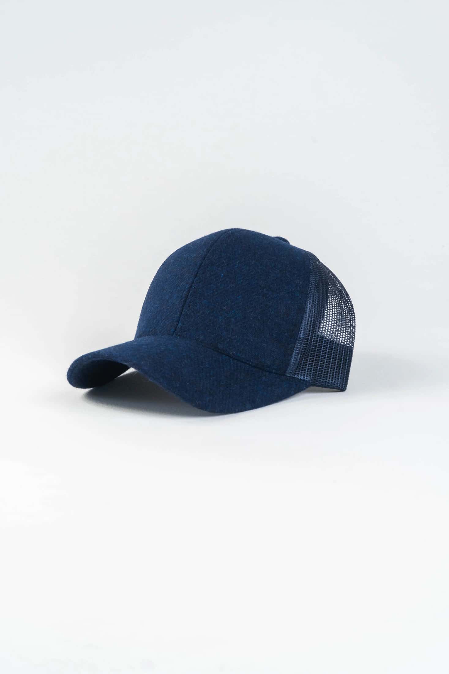 Gorra Malla Lana Azul Oscuro