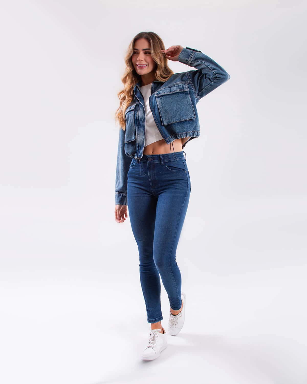 Chaqueta denim para mujer