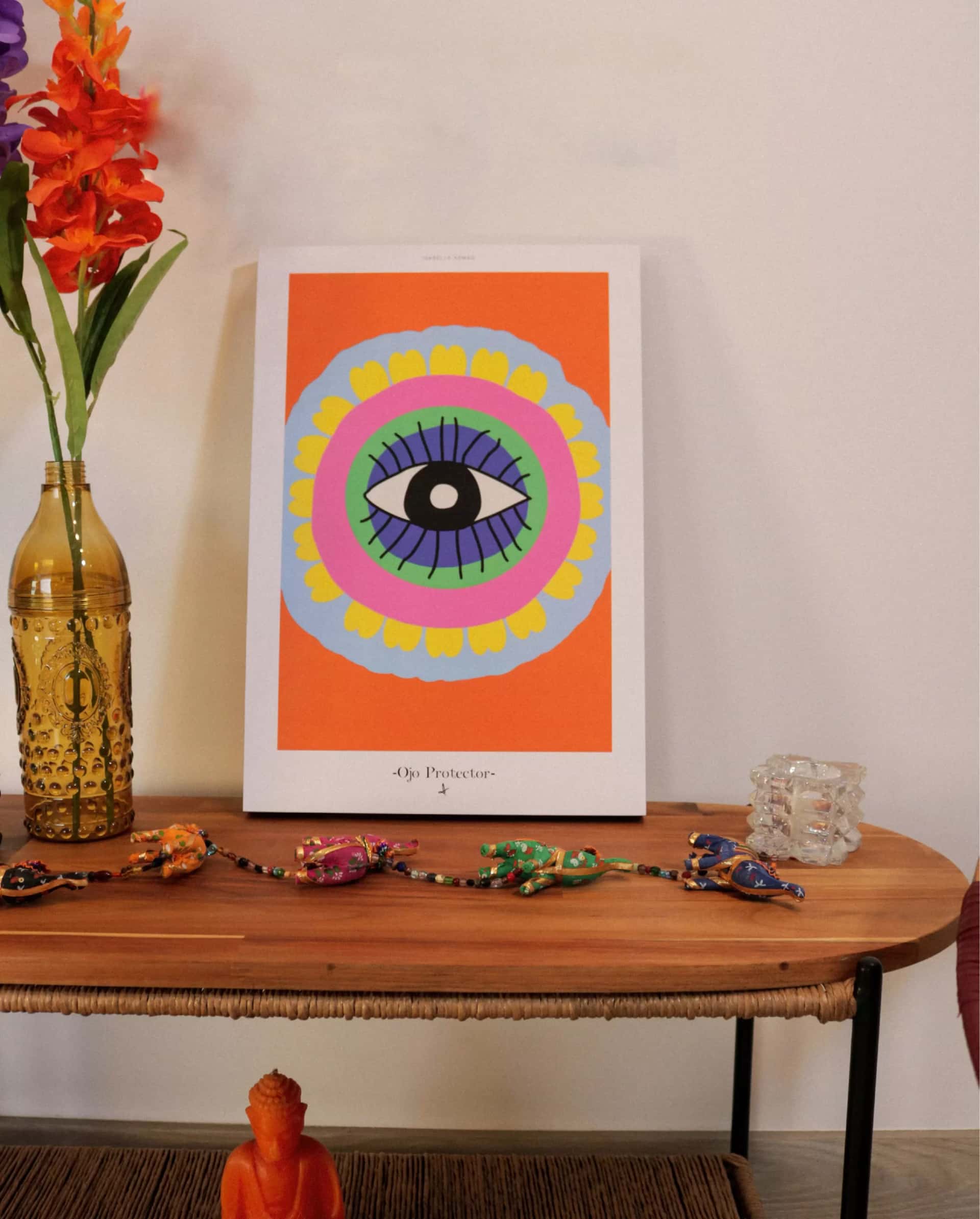 Poster “Ojo protector”