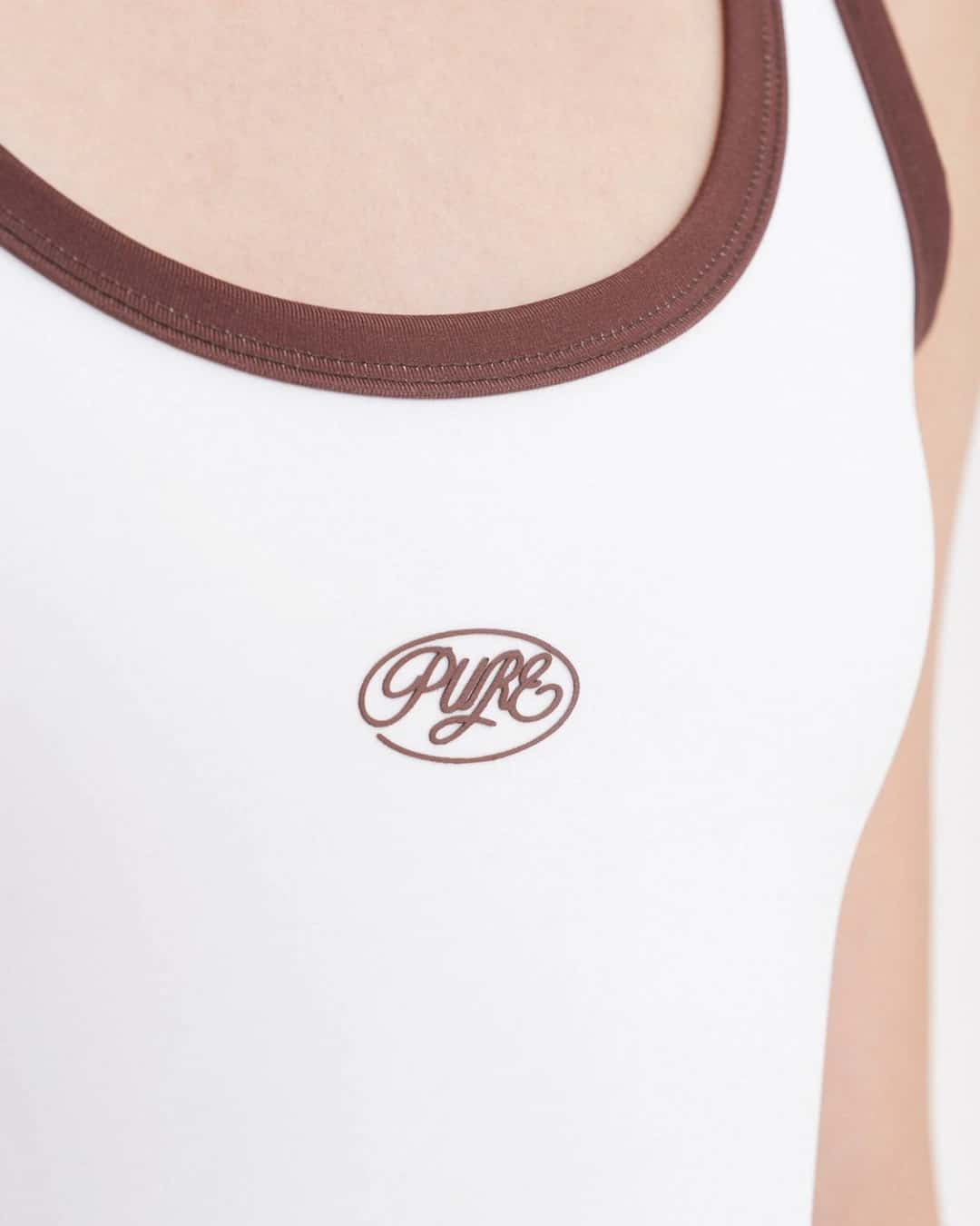 ACROSS THE LINES IVORY TANK TOP - miniatura 4