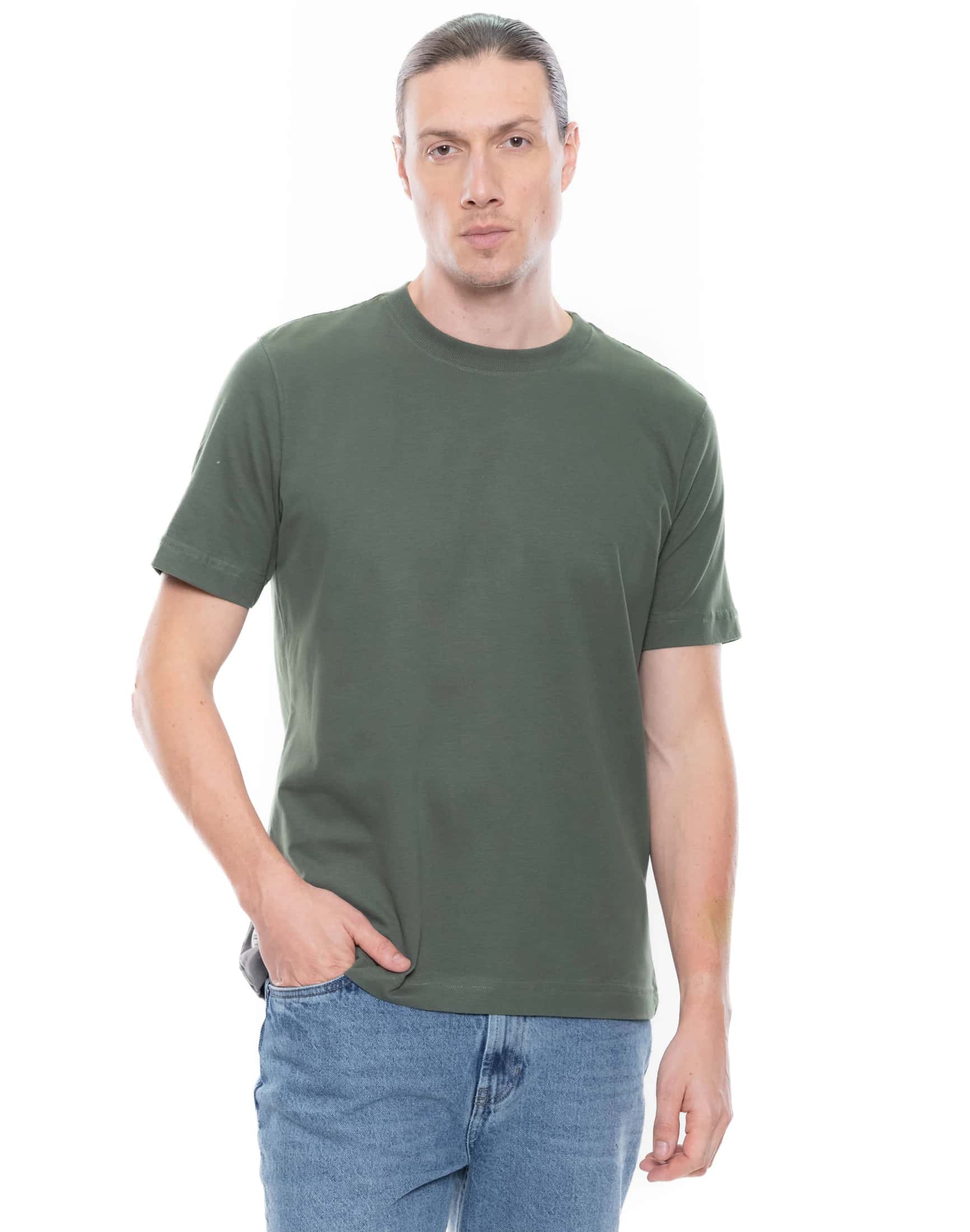 Camiseta Manga Corta Con Estampado En Espalda
