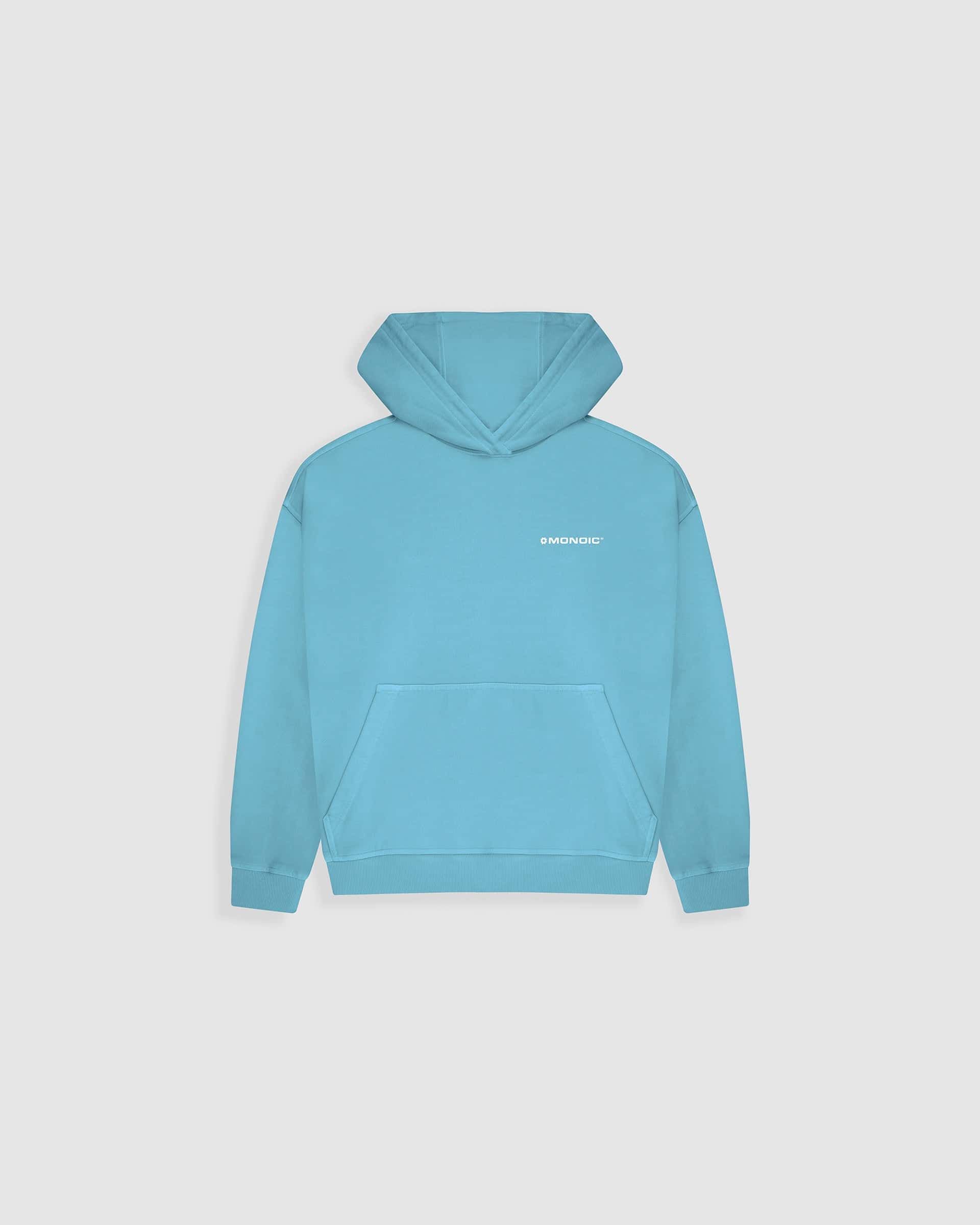 Hoodie Oversized Básico V4 - Azul Claro