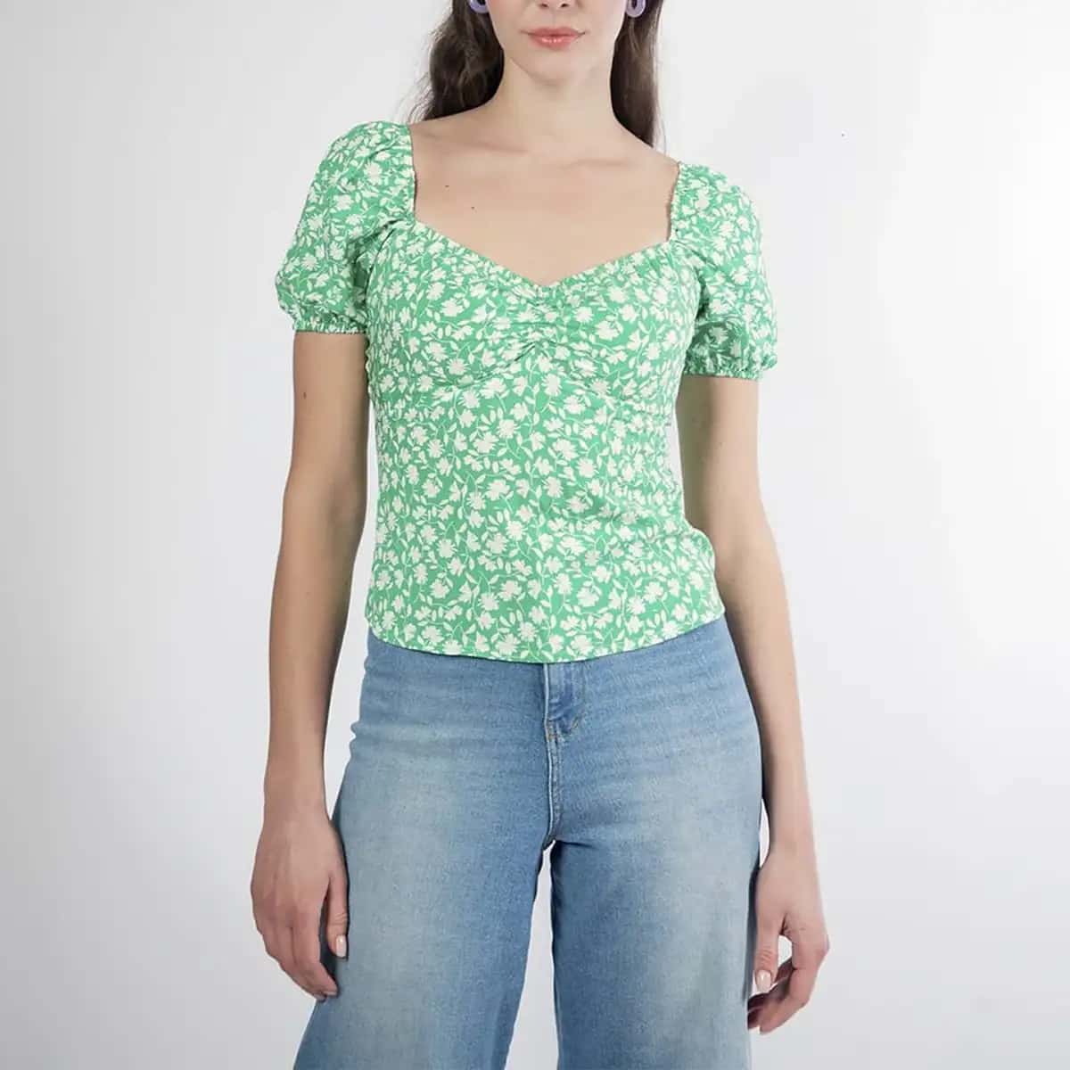 Blusa Manga Corta Tulips