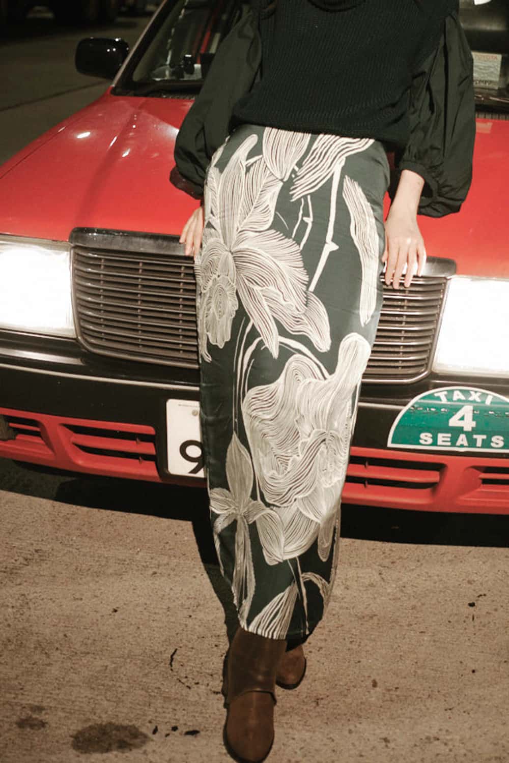 Falda new arabela verde ivory