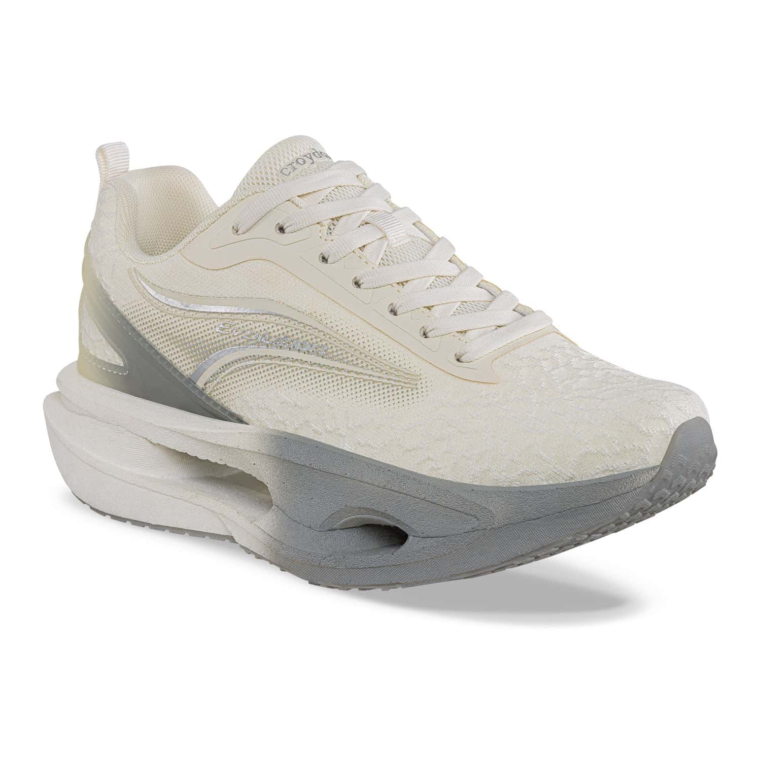 Tenis Running Talod Beige-Gris Croydon Para Mujer