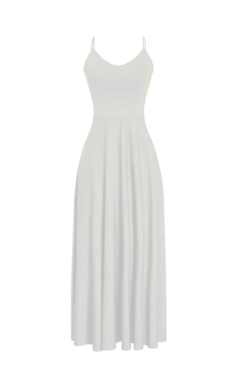 VESTIDO LARGO SPICE MARFIL