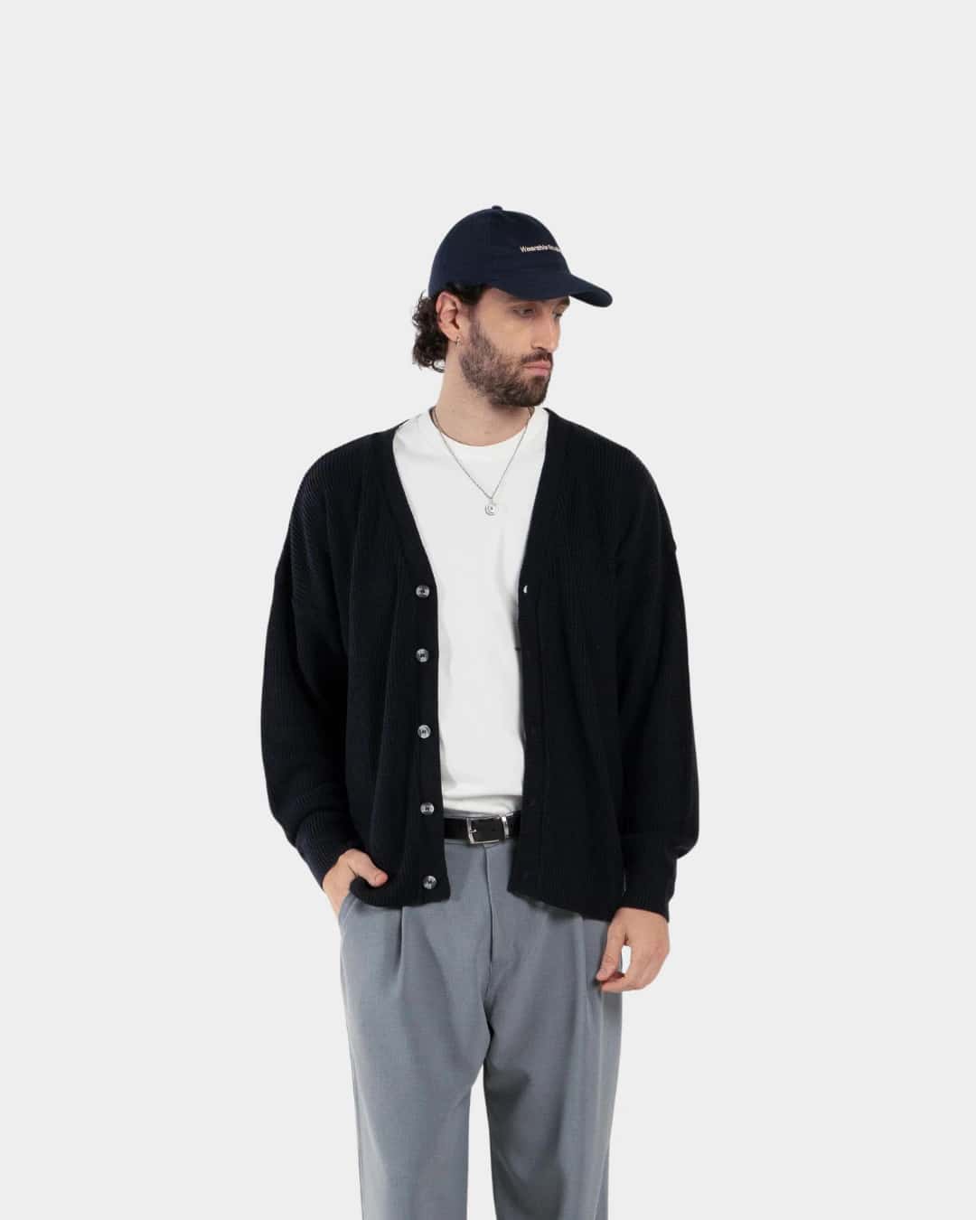 RUM´S DARK BLUE CARDIGAN - miniatura 4