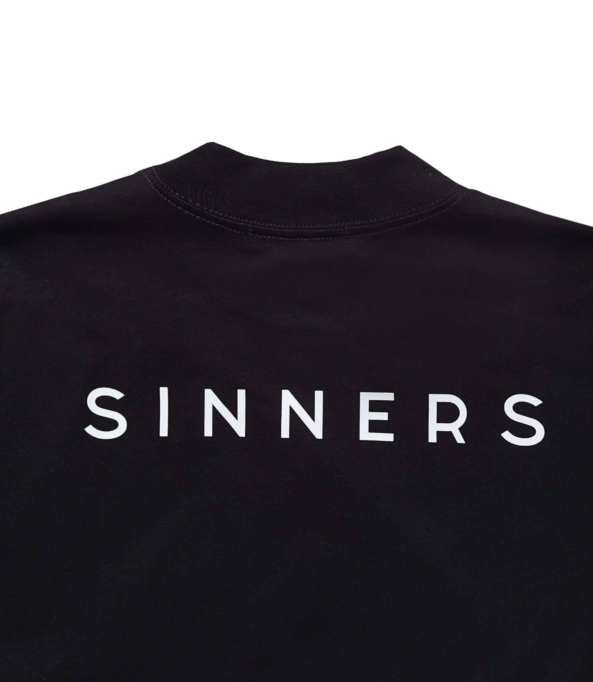 LOGO REGULAR BLACK T-SHIRT - miniatura 4