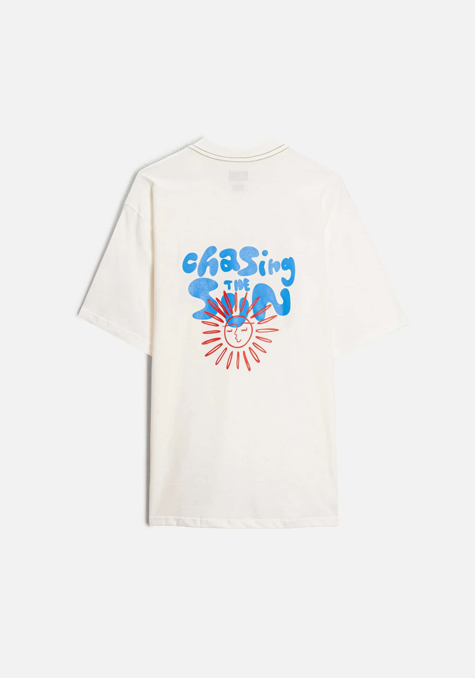 Camiseta H Chasing The Sun Marfil