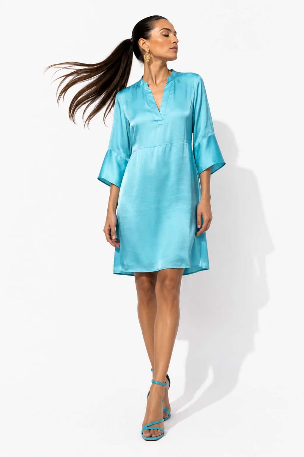 Vestido Sabina Aguamarina