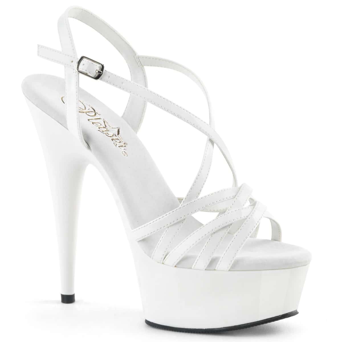 Zapatos sandalias bajo pedido Tacones Plataforma Poledance Pleaser DEL613/W/M