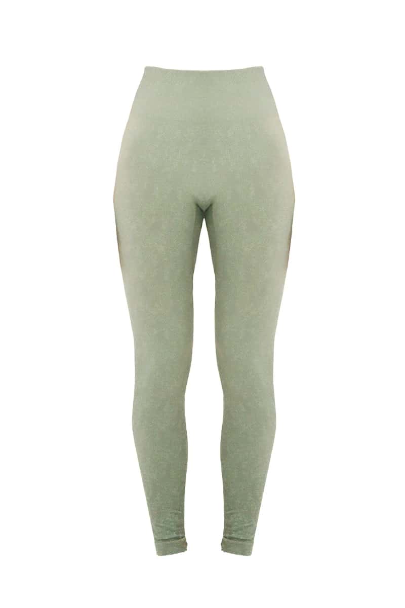 Deportivo Pantalón Largo Jaspeado Salvia