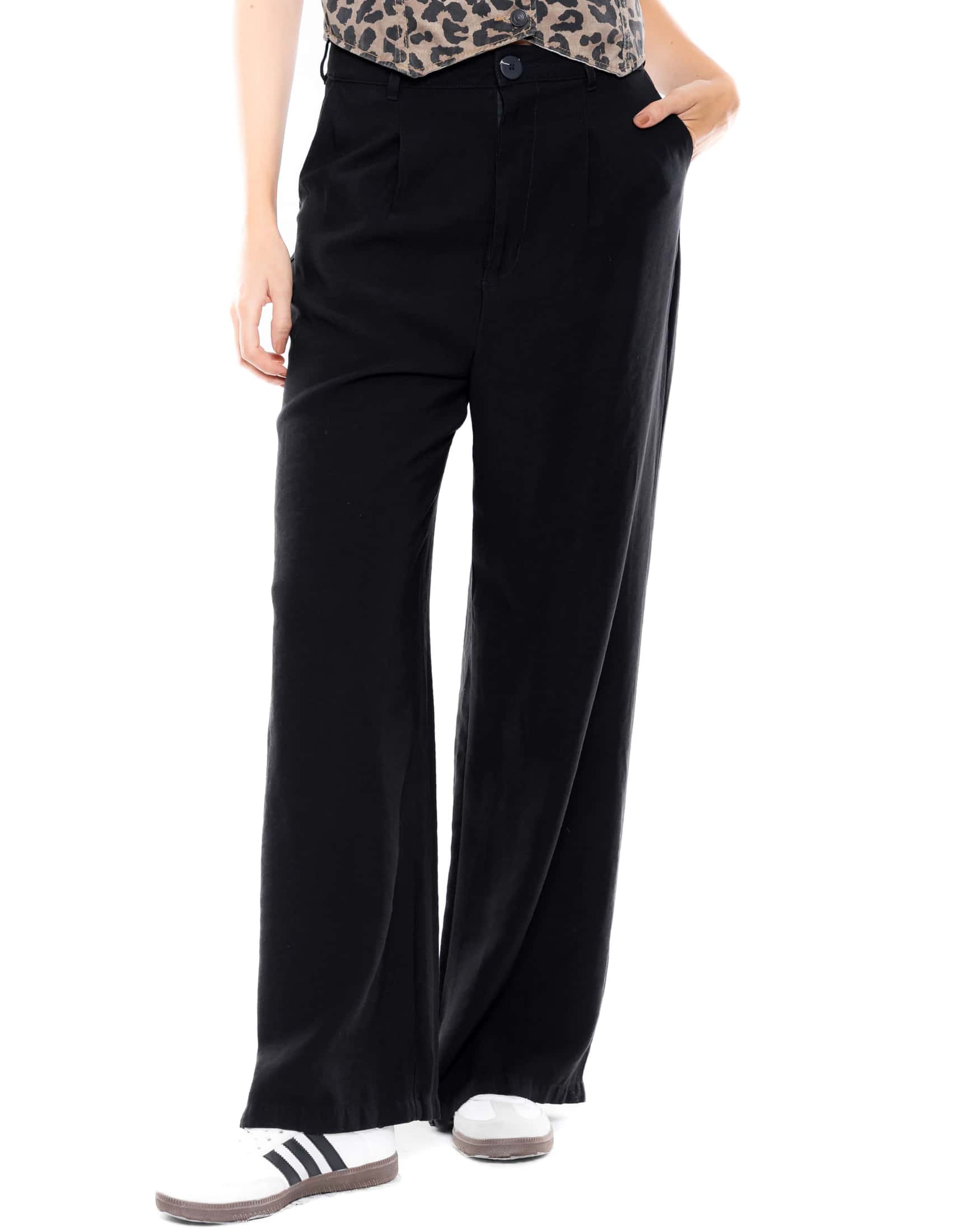 Pantalón Wide Leg Unicolor