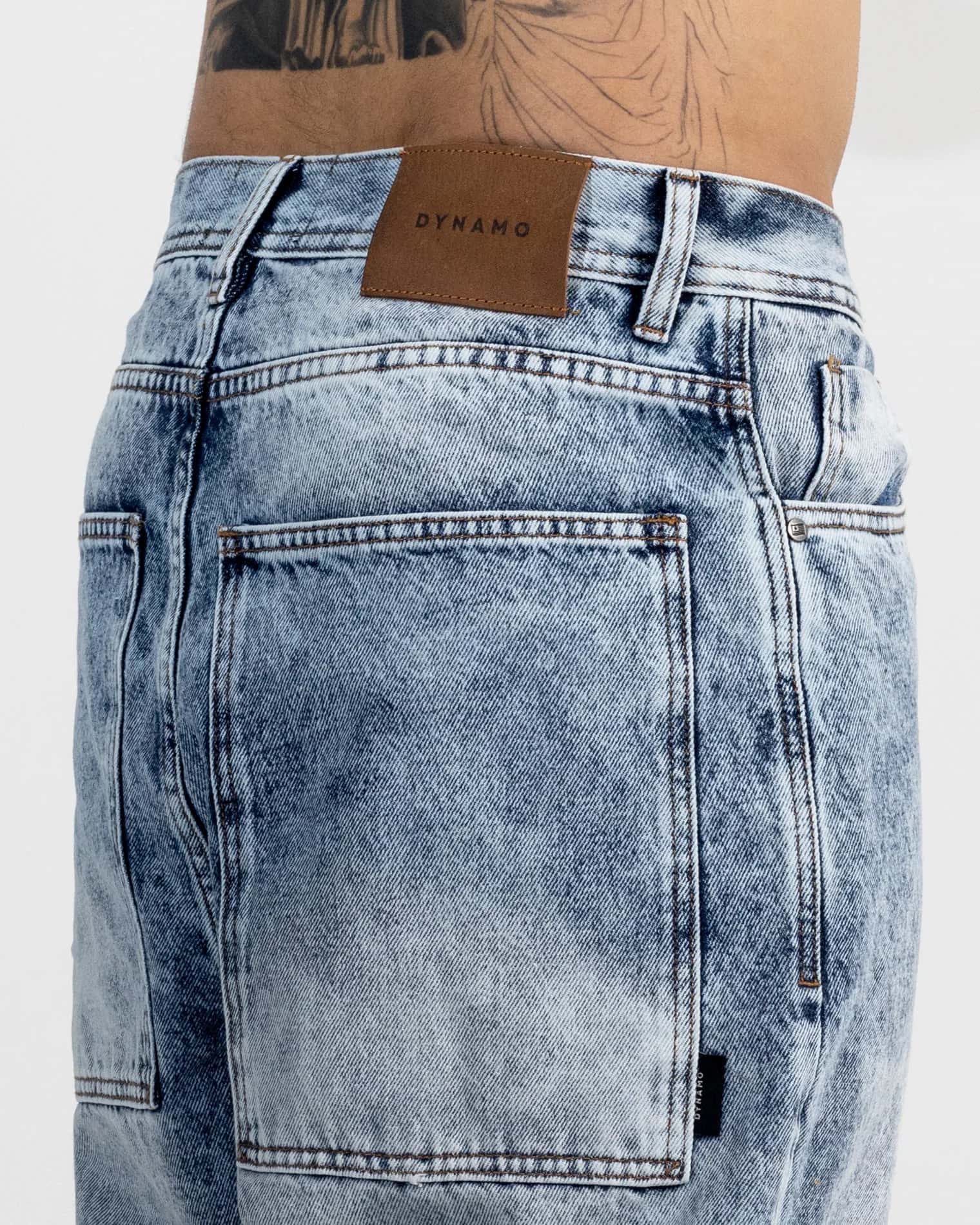 Jeans Azul Baggy Ice Washed - miniatura 3