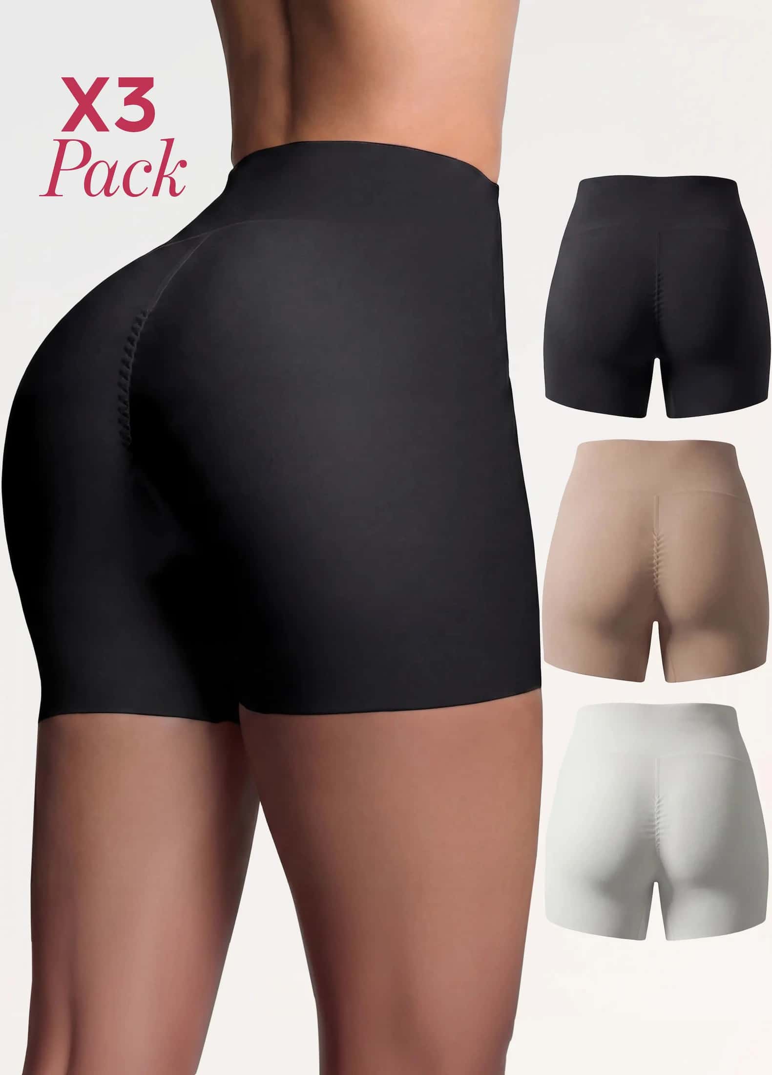 Kit de 3 Shorts Moldeadores Invisibles | Salome 1202 | Ant 20879