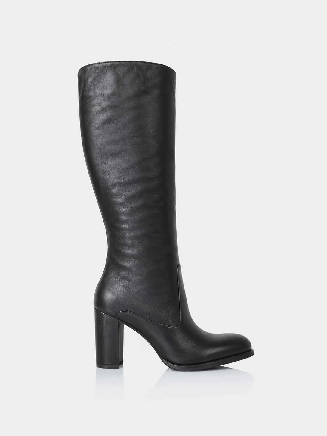 Bota Hamburgo cuero negro