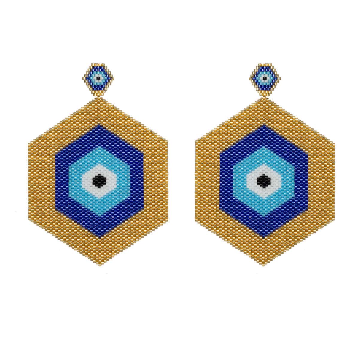 Aretes King Mar Dorado
