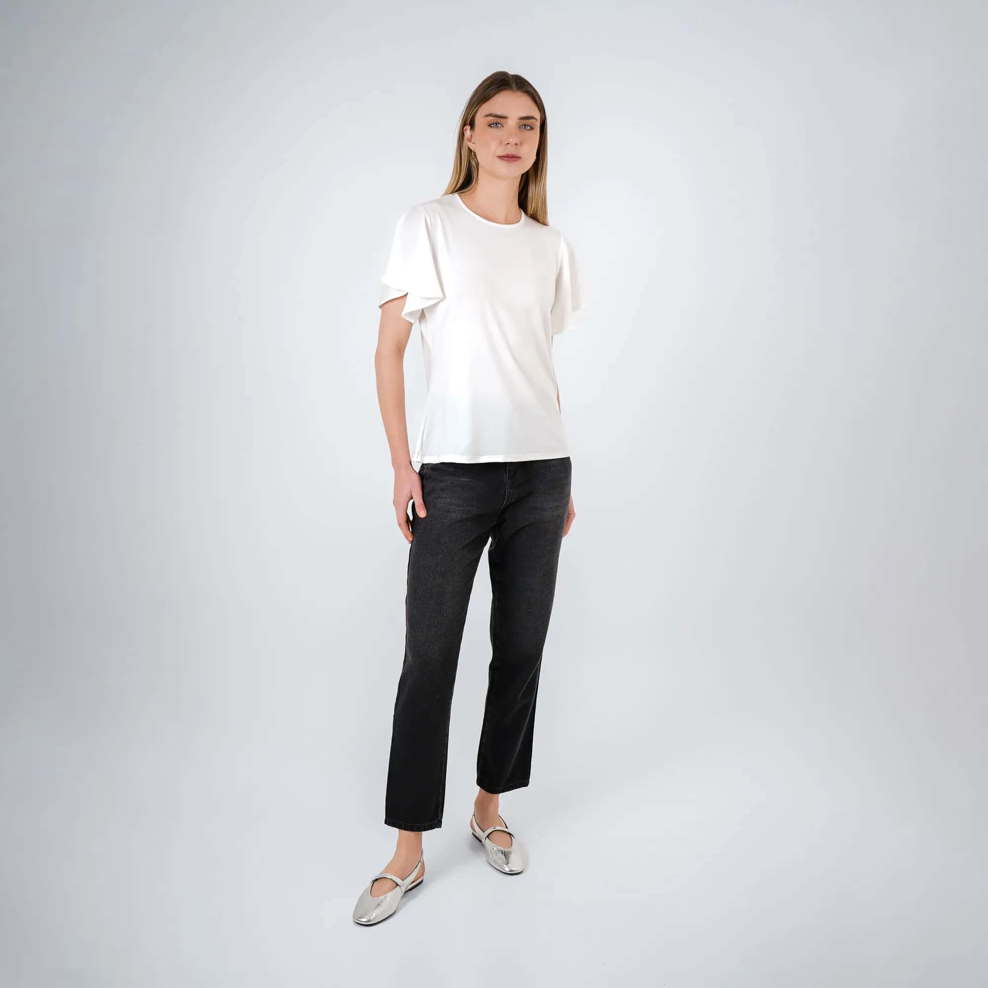 Jean Tiro Alto Bota Skinny Crop