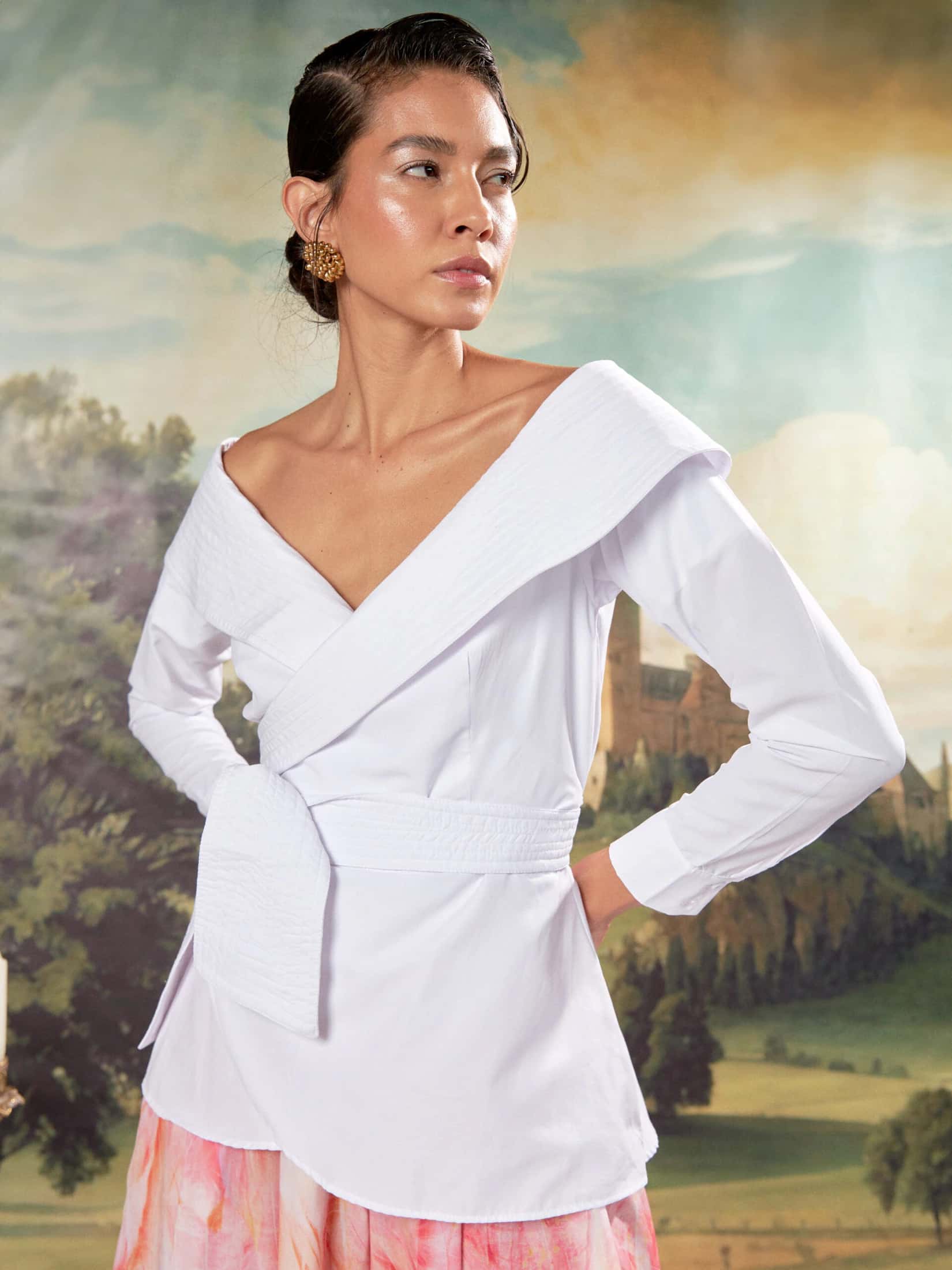 Blusa Corales Blanco - miniatura 2