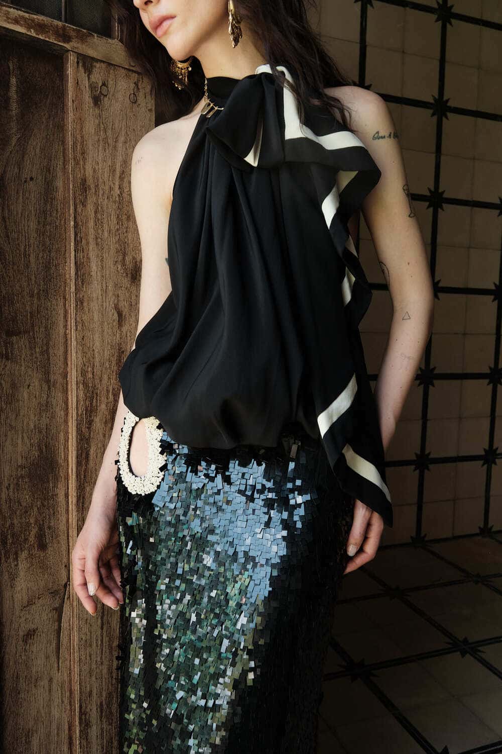 Among Sacred Ornaments Skirt