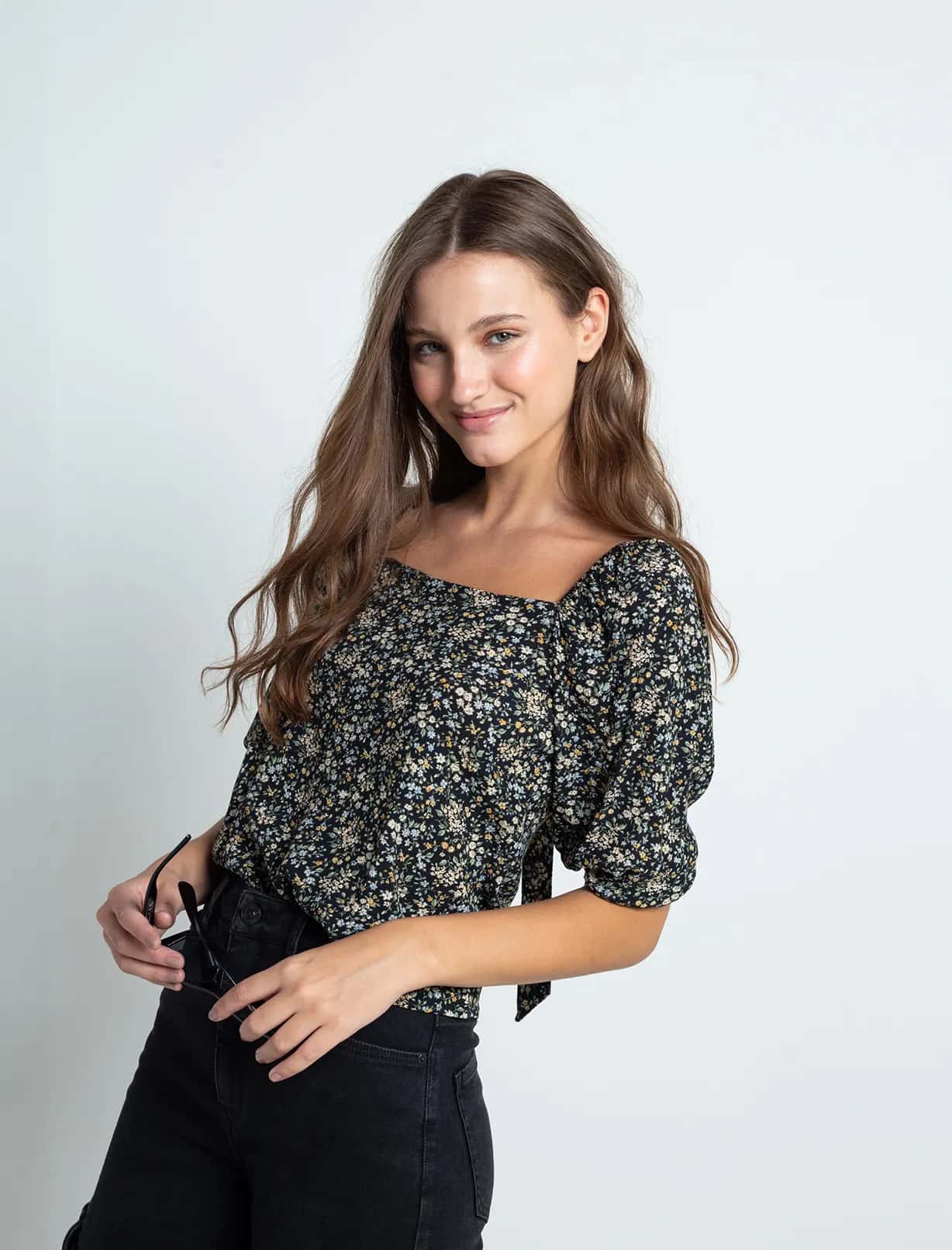 Camisa con escote en espalda