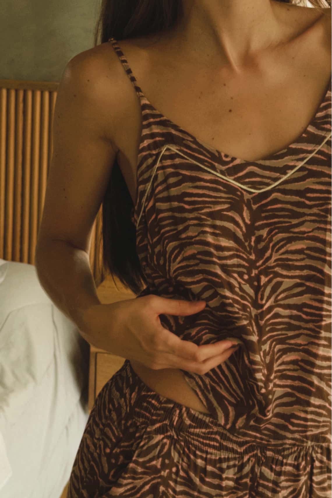 Zebra Season Pijama Top