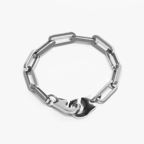 Brazalete Zeus Plateado