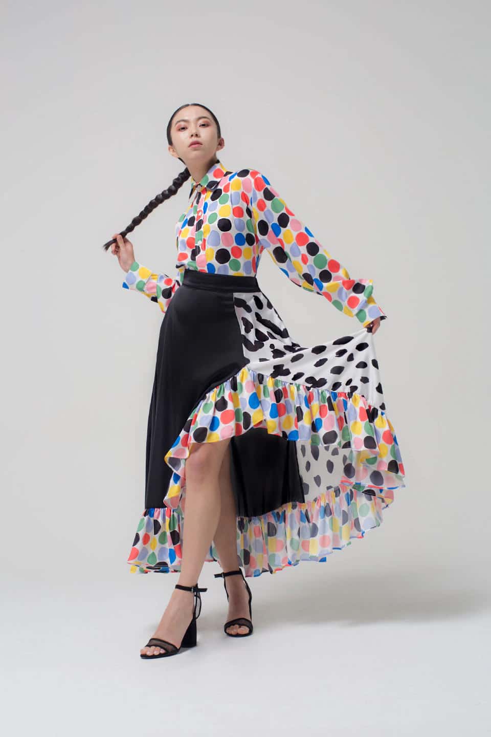 Falda Merengue / Estampado Tetera