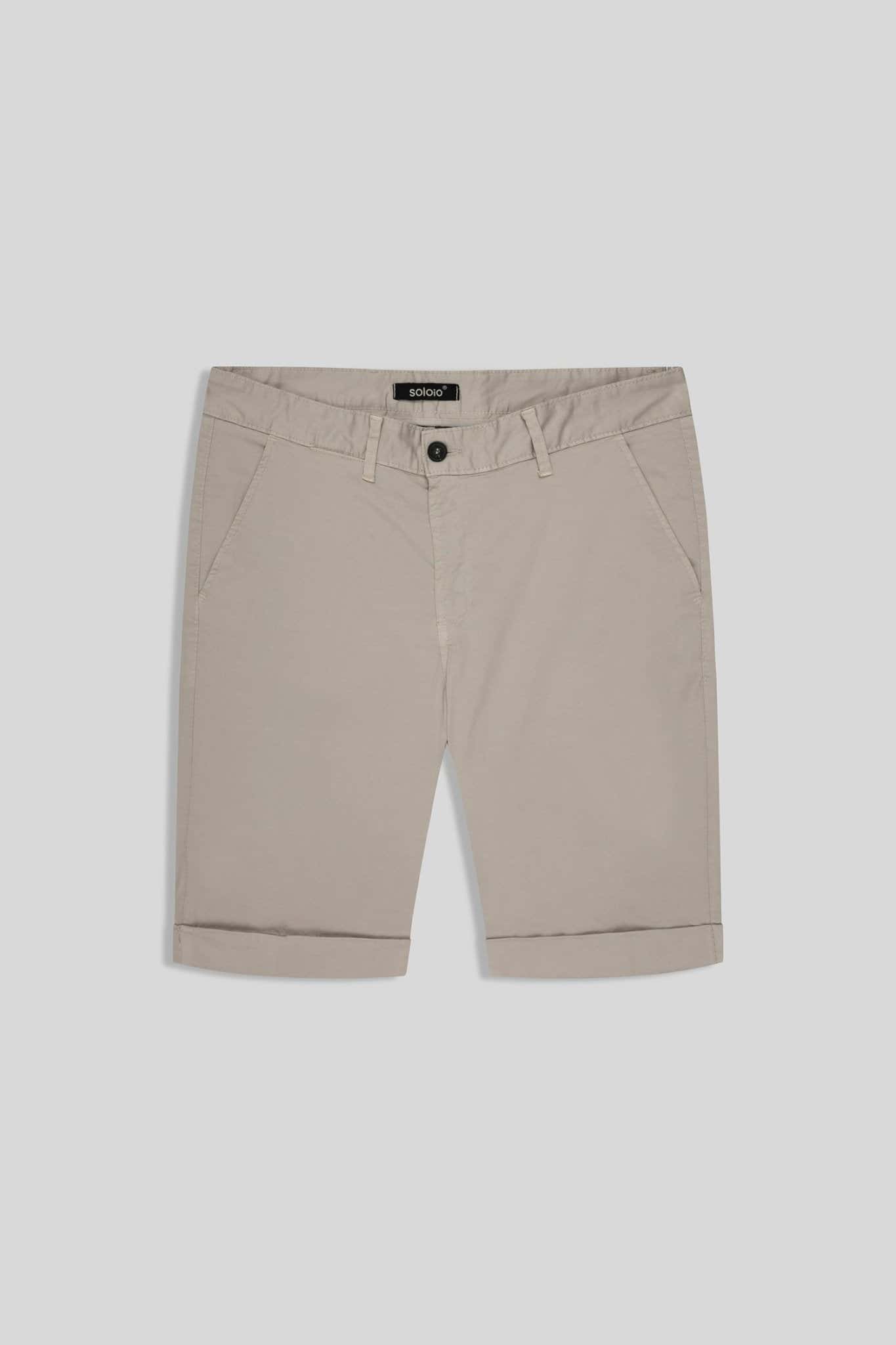 Men's cotton bermuda beige new siena