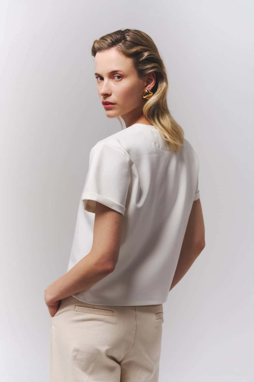 T-shirt Magnolia Marfil - miniatura 2