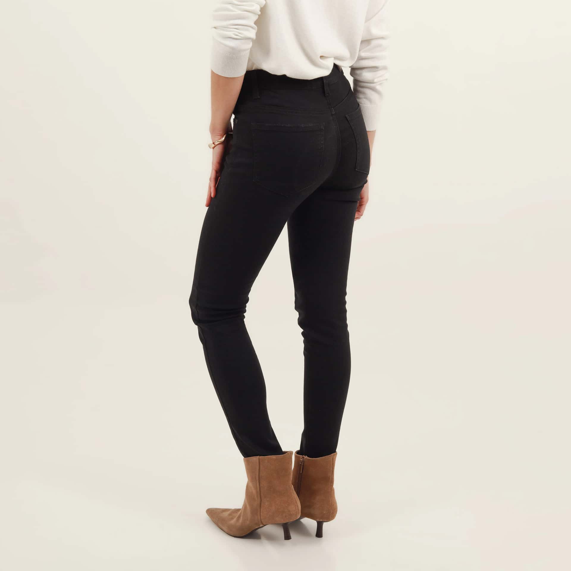 Jean muse bota skinny tiro alto - miniatura 3