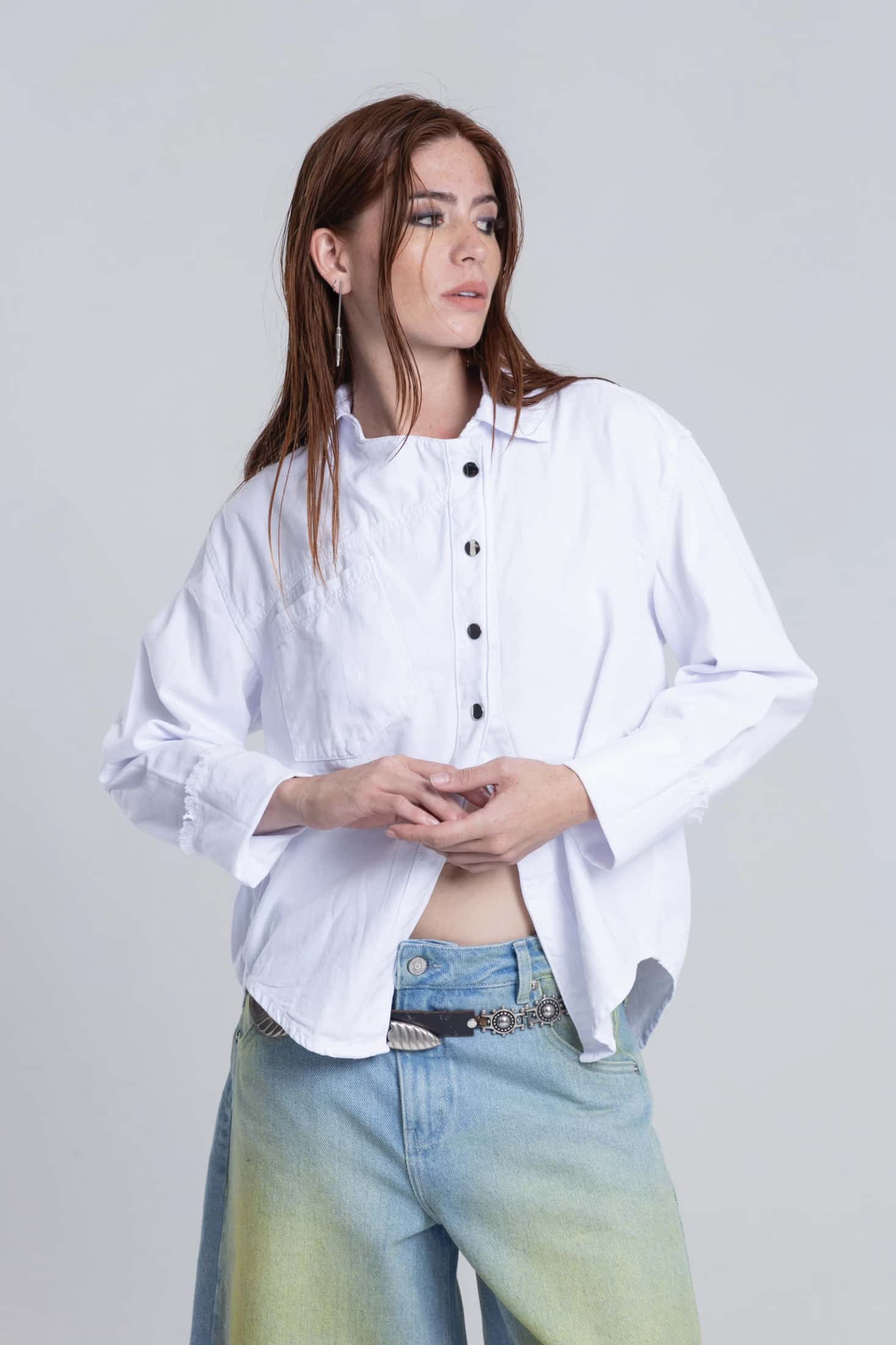 CAMISA ASIMETRICA ESENCIAL